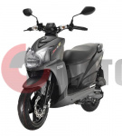 Скутер SYM Jet4 R Naked 50 серый мат. Скутер SYM Jet4 R Naked 50 серый мат.