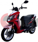 Скутер SYM Jet4 R Naked 50 красный/белый Скутер SYM Jet4 R Naked 50 красный/белый