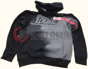 Толстовка LOUIS черн.с сер.надп.L Толстовка LOUIS черн.с сер.надп.L