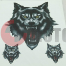 Наклейка Волк рычащий Наклейка Волк рычащий