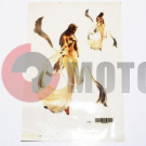 Наклейка (22*35) Girl11 Наклейка (22*35) Girl11