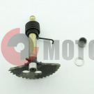 Вал кикстартера с сектором L=145mm.GY6150сс 157QMJ-H Вал кикстартера с сектором L=145mm.GY6150сс 157QMJ-H