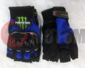 Перчатки Motoshi Air Flow мото текстил.Monster Energy blue,L Перчатки Motoshi Air Flow мото текстил.Monster Energy blue,L