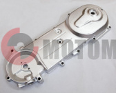 Крышка картера левая голая (2т скутер) белая Крышка картера левая голая (2т скутер) белая