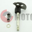 Вал кикстартера с сектором L=154mm.GY6125-150cc 157QMJ/152QMI (пруж.+втулка) Вал кикстартера с сектором L=154mm.GY6125-150cc 157QMJ/152QMI (пруж.+втулка)