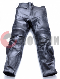 Штаны мото (кожа) Force Cannon,черные,2XL Штаны мото (кожа) Force Cannon,черные,2XL