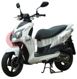 Скутер SYM Jet4 R Naked 50 белый мат. Скутер SYM Jet4 R Naked 50 белый мат.