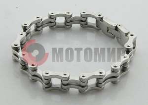 Браслет байк.стальн.в виде приводн.цепи мото.21см. Браслет байк.стальн.в виде приводн.цепи мото.21см.