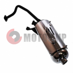 Глушитель в сб.4т.50-100сс хром. Глушитель в сб.4т.50-100сс хром.