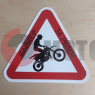 Наклейка на авто,"Байкер за рулем",cross Наклейка на авто,"Байкер за рулем",cross